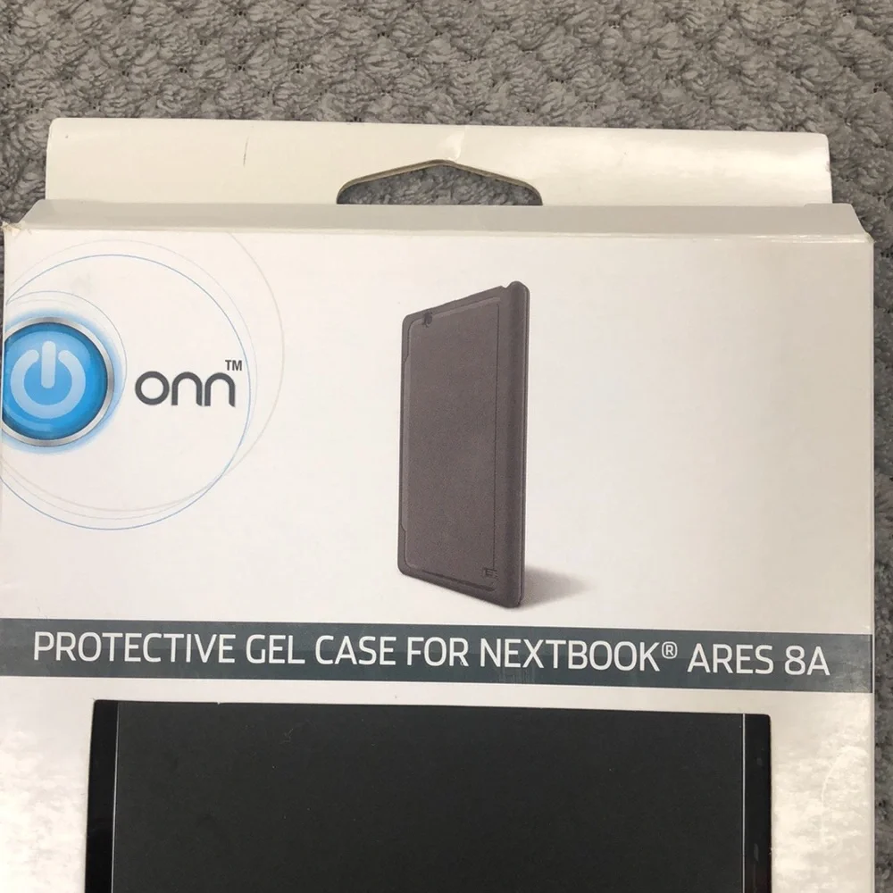 onn Protective Gel Tablet Case for Nextbook Ares 8A, 8”-Black